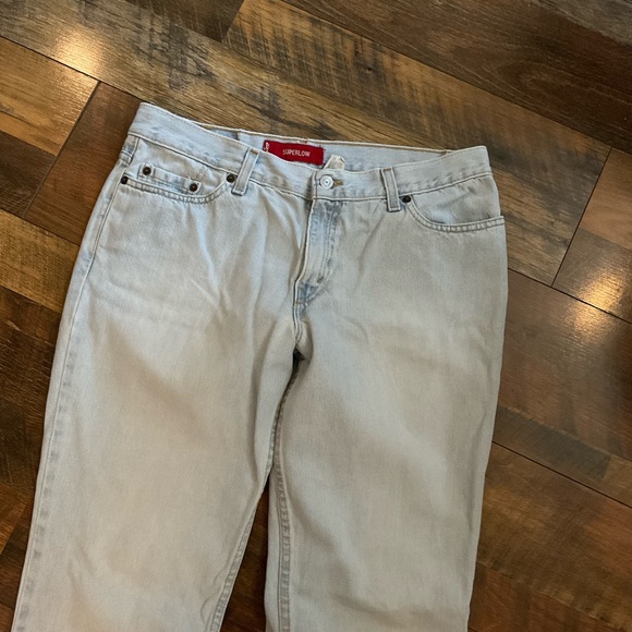 Vintage Levi’s Faded Superlow Slim 507  Jeans 13 - Picture 4 of 8